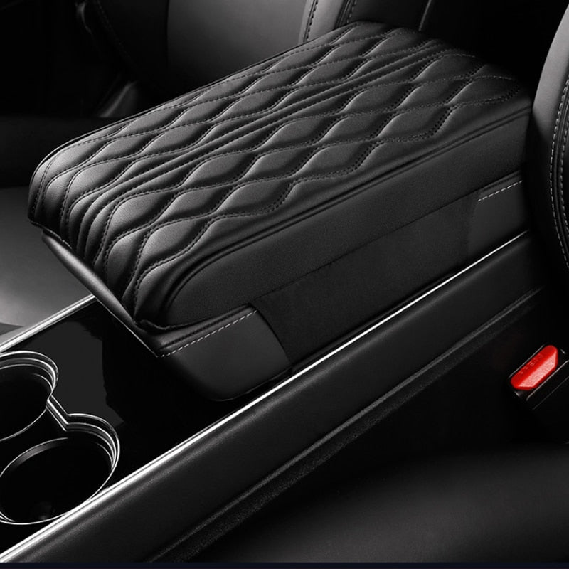 Leather Car Armrest Box Pad – Nimebrand