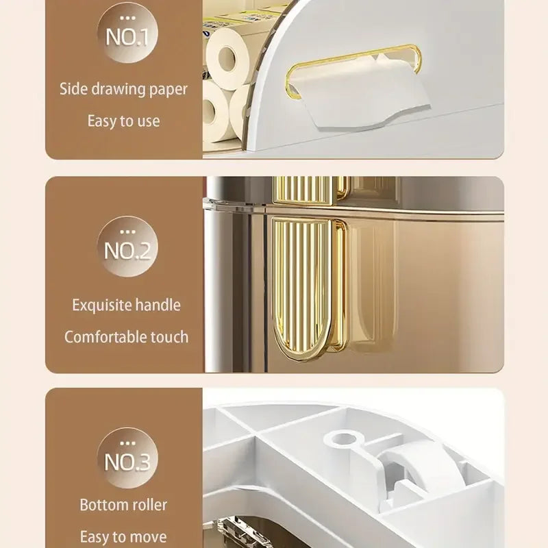 Rolling Bathroom Cabinet