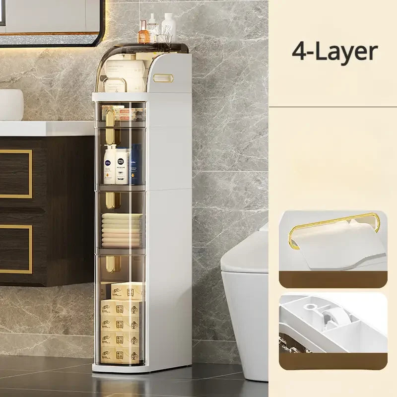 Rolling Bathroom Cabinet
