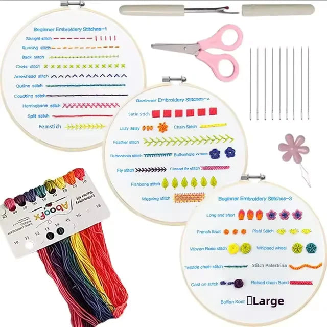 Beginner's Crossstitch Embroidery Kit