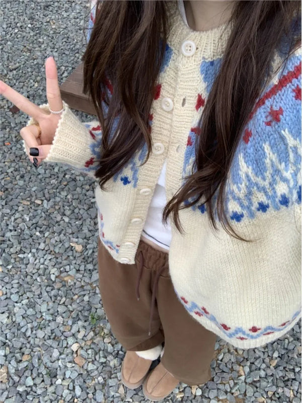 Winter Retro Cardigan