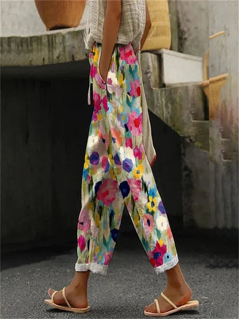 FloraCharm Casual Pants
