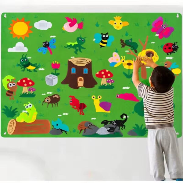 Farm Adventure Felt Puzzle