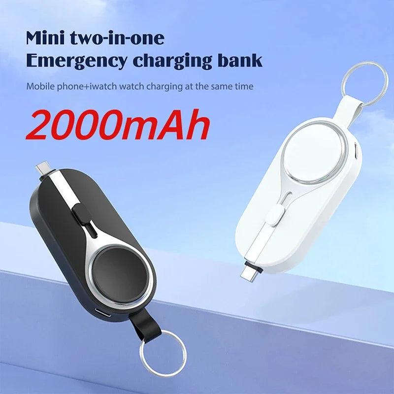 (1+1 FREE) Portable Powerbank for Iphone, Apple Watch and Android