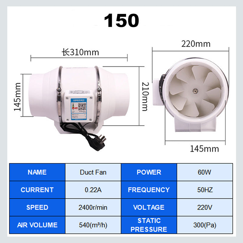 WhisperFlow Duct Fan