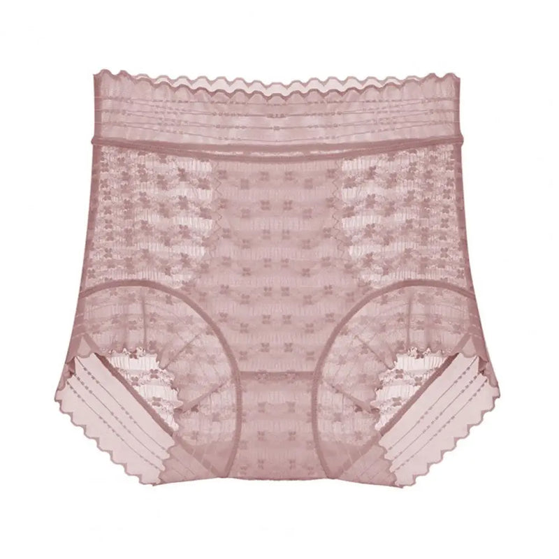 FloralGrace High-Waist Panties