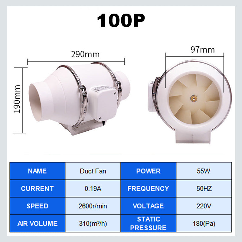 WhisperFlow Duct Fan