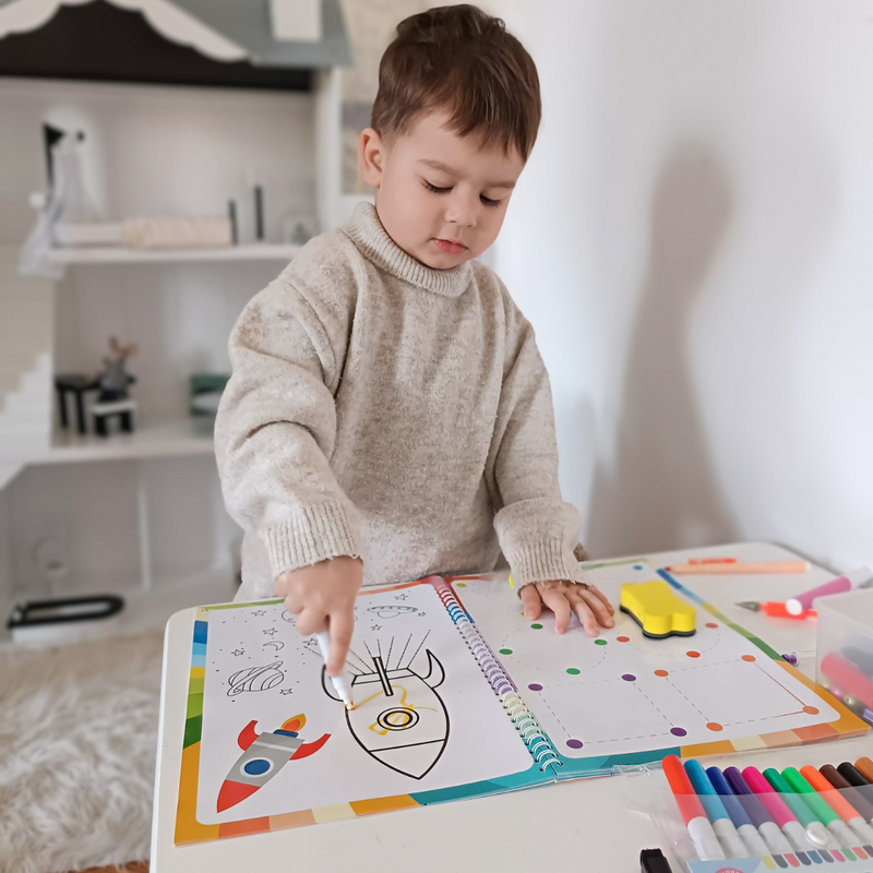 Magic Colorful Learning Workbook