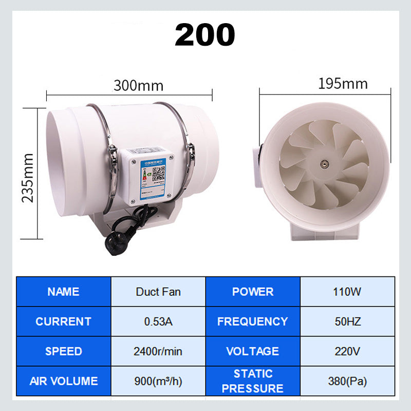 WhisperFlow Duct Fan