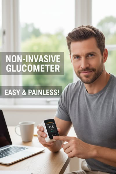Non-Invasive Blood Glucose Monitor — 5-Second Readout | Bayer - 99% Accuracy 8-1