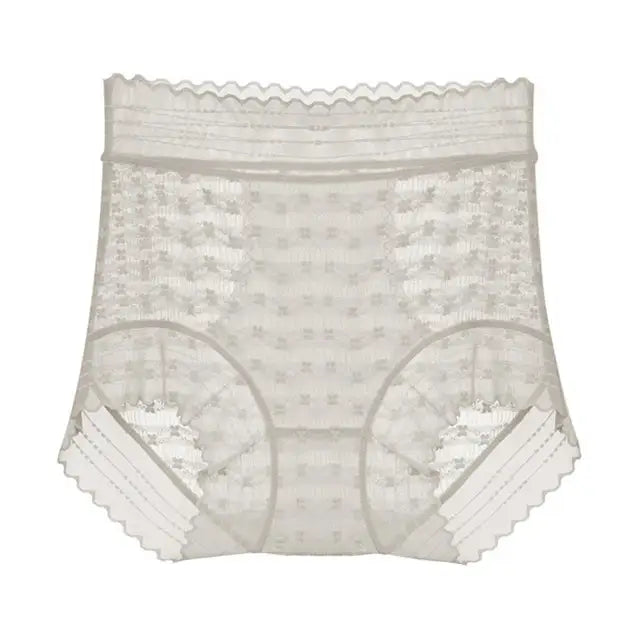 FloralGrace High-Waist Panties