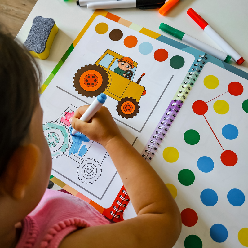 Magic Colorful Learning Workbook