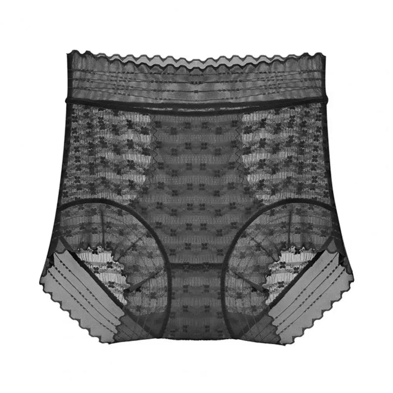 FloralGrace High-Waist Panties