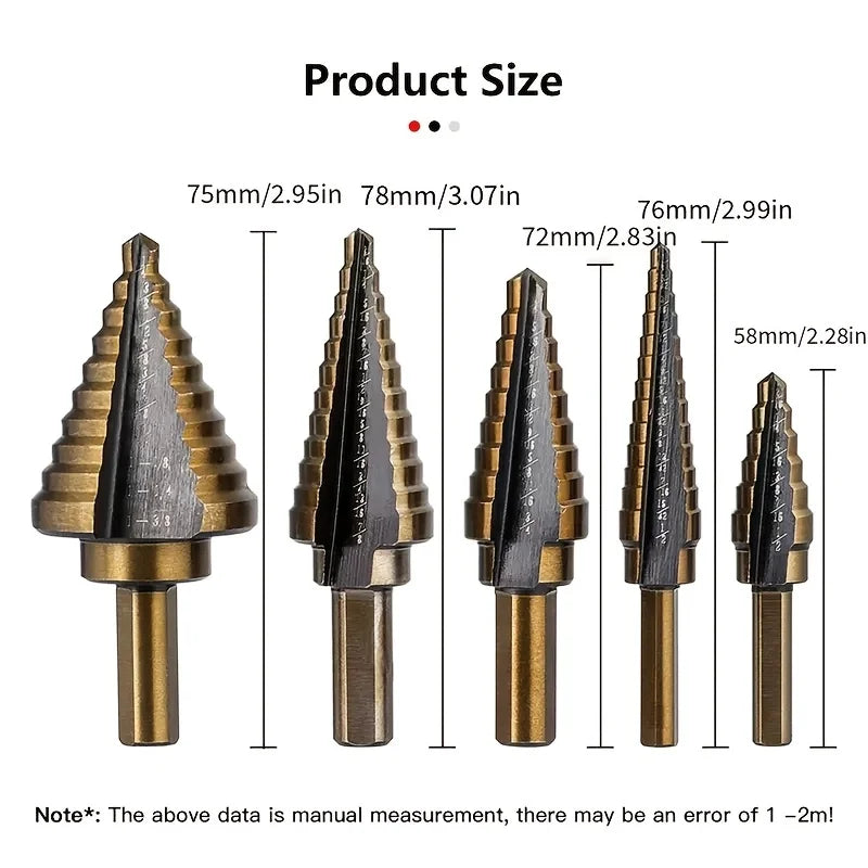 Cobalt drill bit set