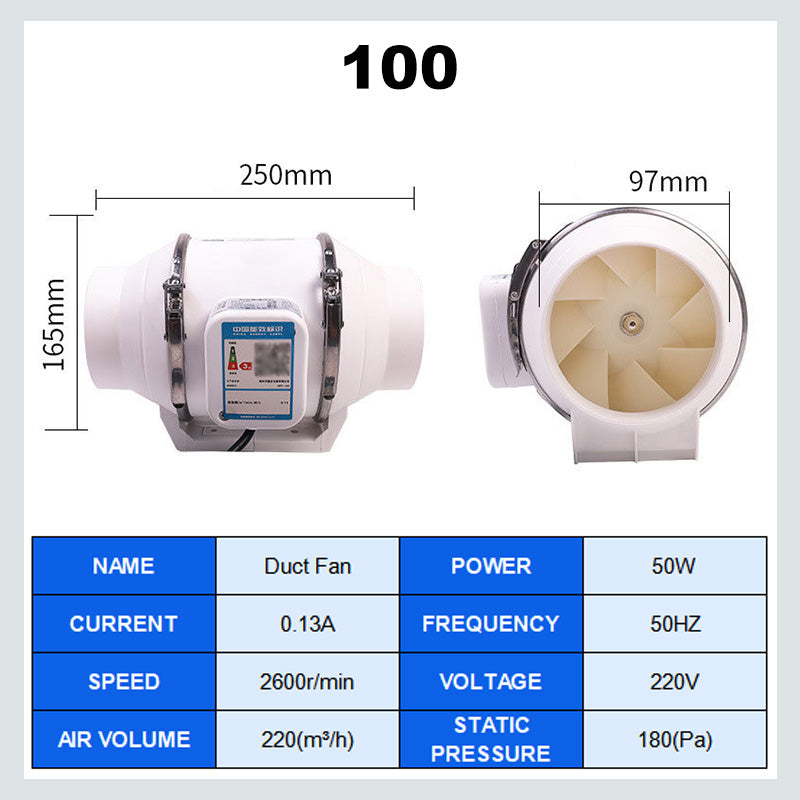 WhisperFlow Duct Fan