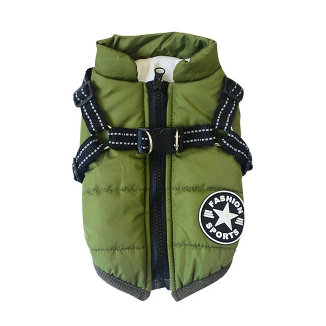 CozyPup Reflective Winter Vest