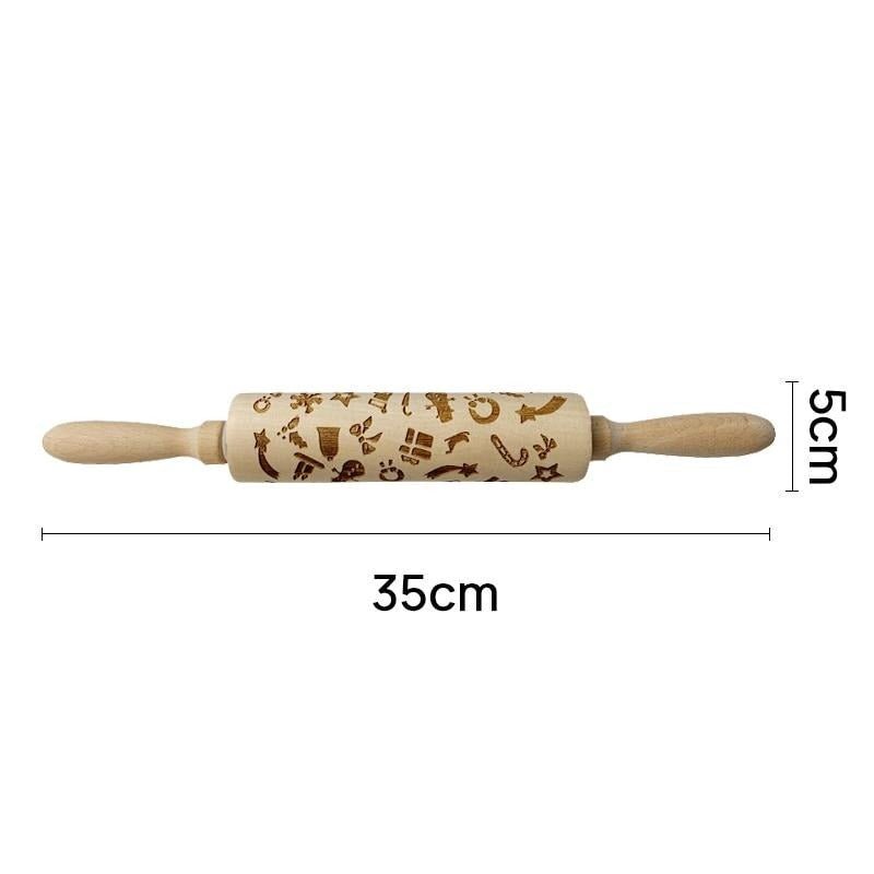 Christmas 3D Rolling Pin - beumoonshop