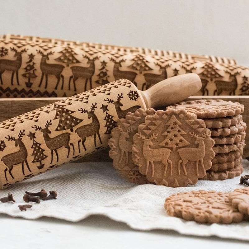 Christmas 3D Rolling Pin - beumoonshop