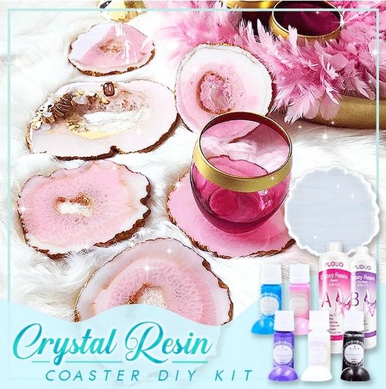 Crystal Resin Coaster DIY Kit - beumoonshop