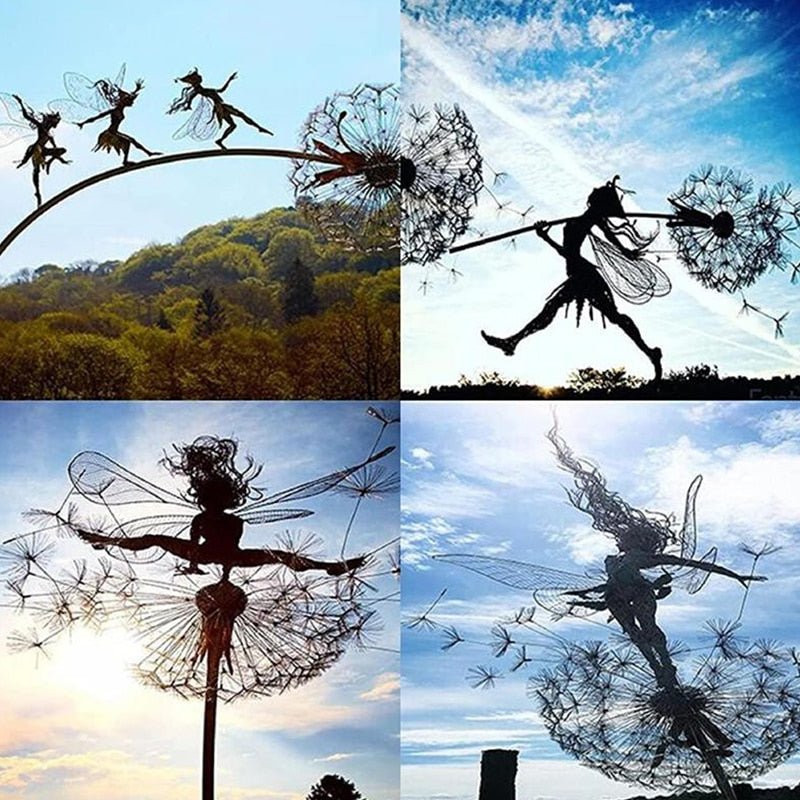 Dancing Fairy Statue Steel - FairyDancer™ - beumoonshop