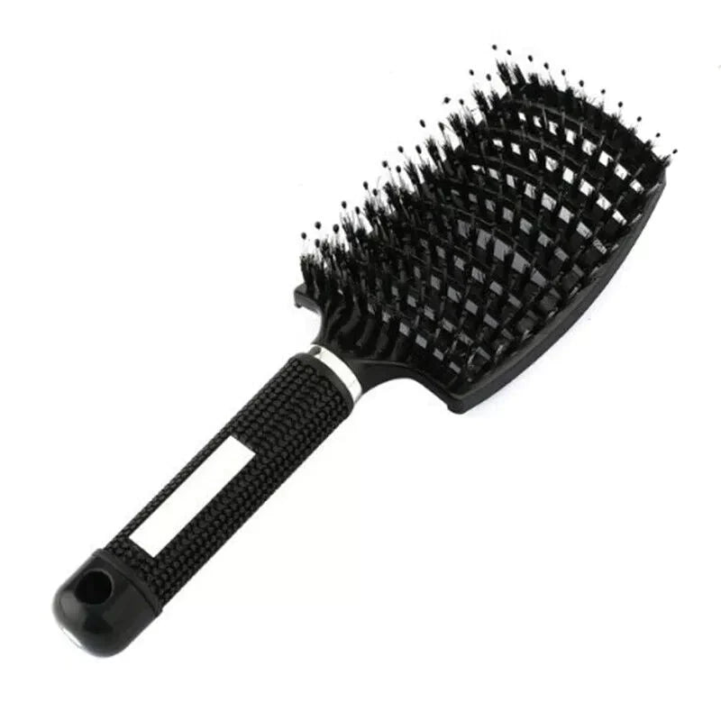 Detangler Bristle Nylon Hairbrush - beumoonshop