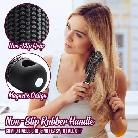 Detangler Bristle Nylon Hairbrush - beumoonshop