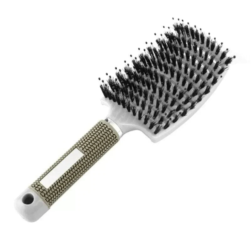 Detangler Bristle Nylon Hairbrush - beumoonshop