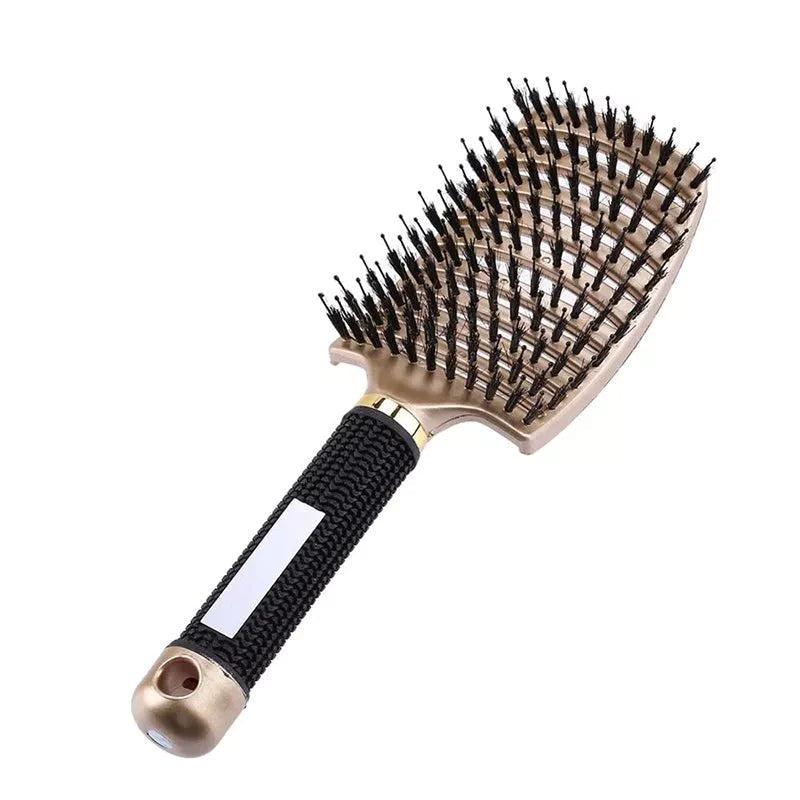 Detangler Bristle Nylon Hairbrush - beumoonshop