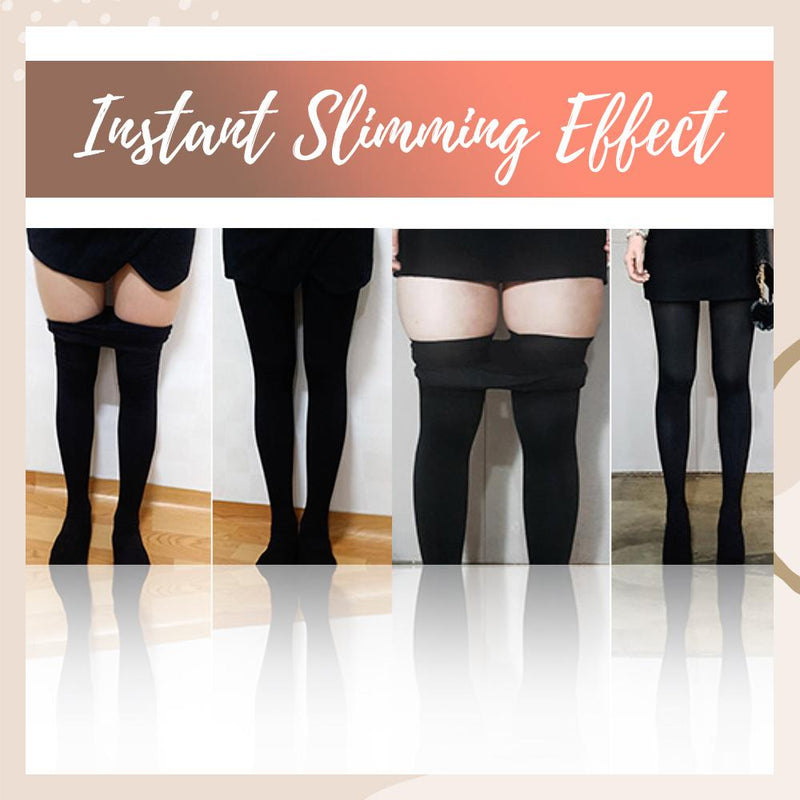 Flawless Legs Translucent Fleece Pantyhose - beumoonshop