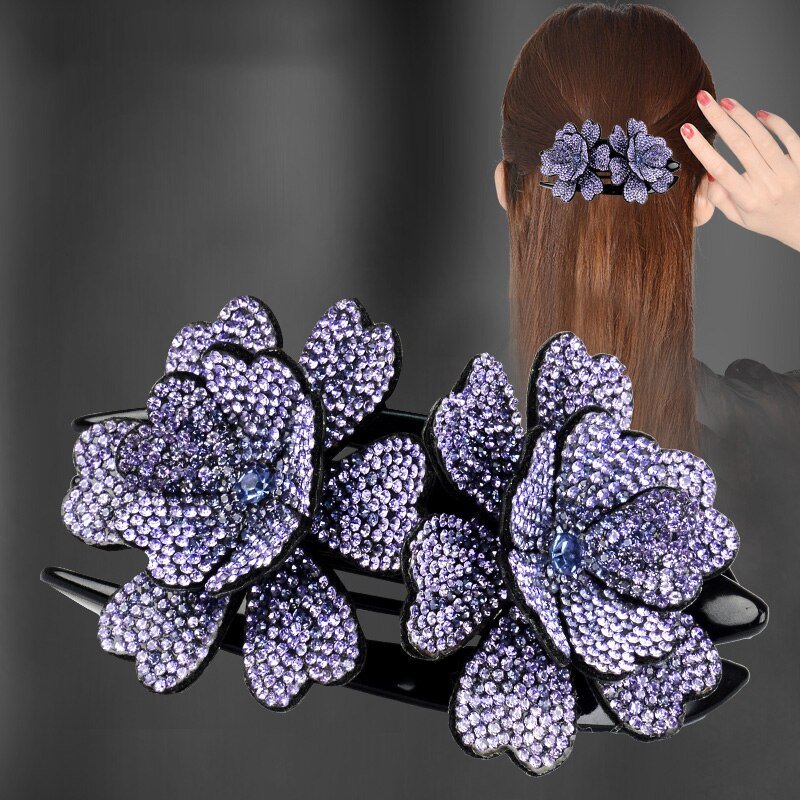 Flower Detail Hair Clip - beumoonshop