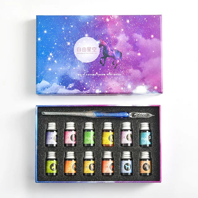 Crystal Elegance Calligraphy Set