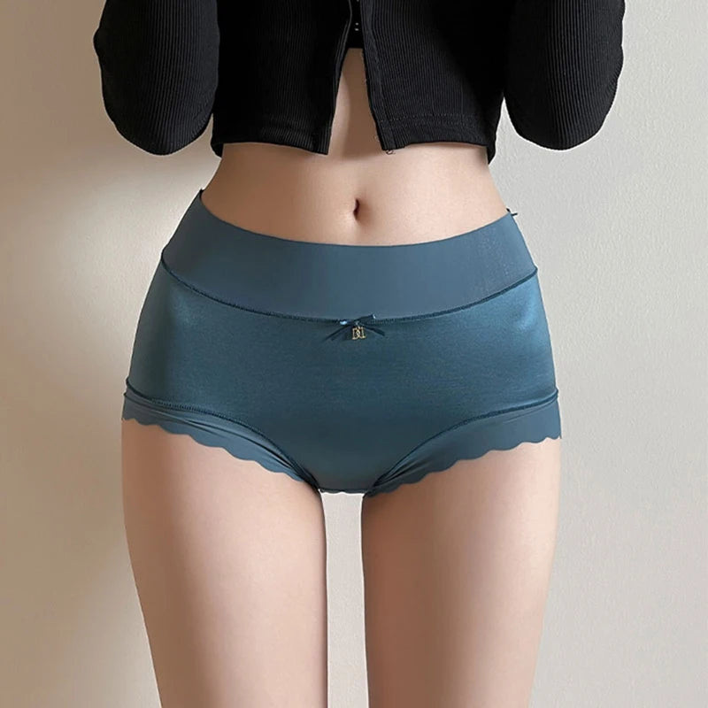( 1 + 1 Free) Seamless Comfort Mid-Waist Panties