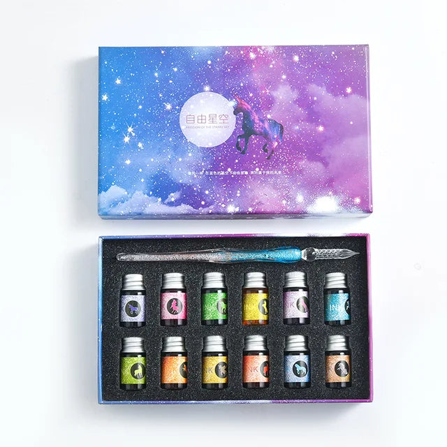 Crystal Elegance Calligraphy Set