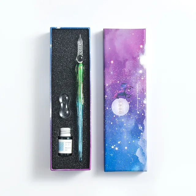 Crystal Elegance Calligraphy Set