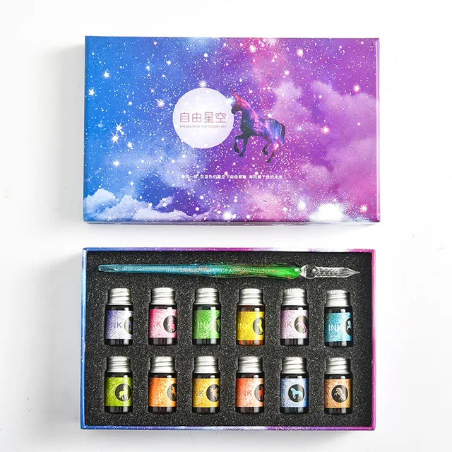 Crystal Elegance Calligraphy Set
