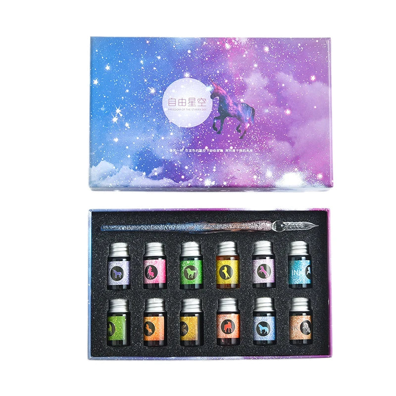 Crystal Elegance Calligraphy Set