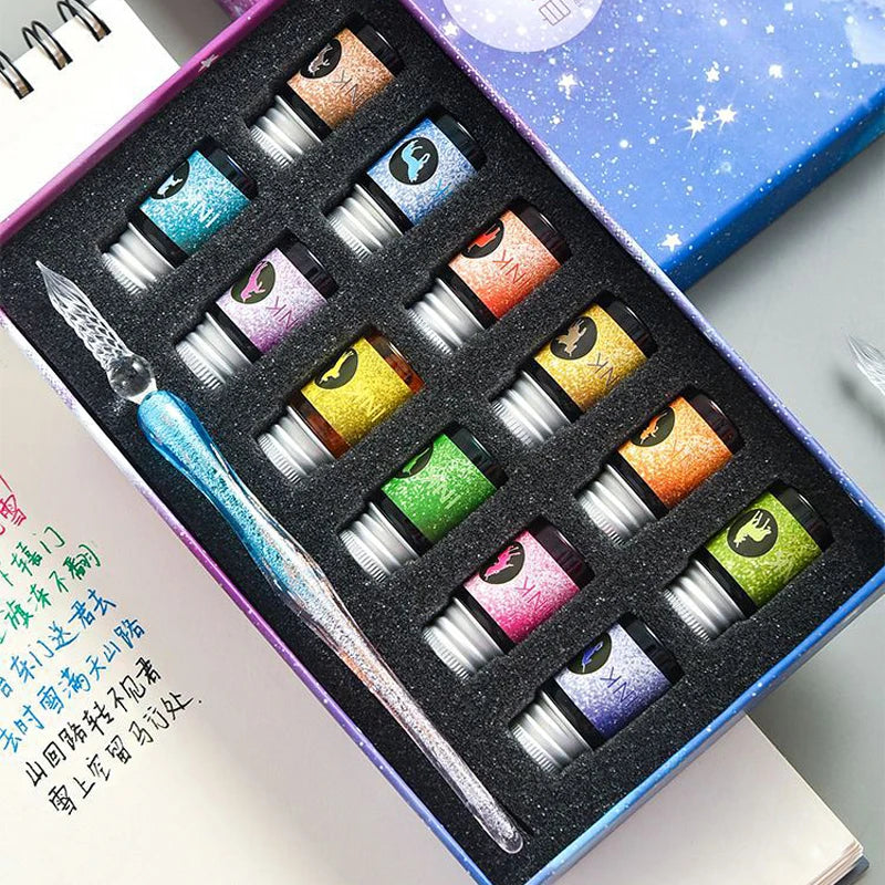 Crystal Elegance Calligraphy Set