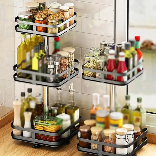 SpiceTwirl Kitchen Shelf Master
