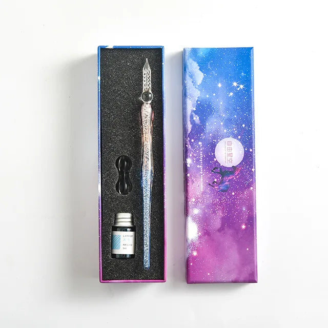 Crystal Elegance Calligraphy Set