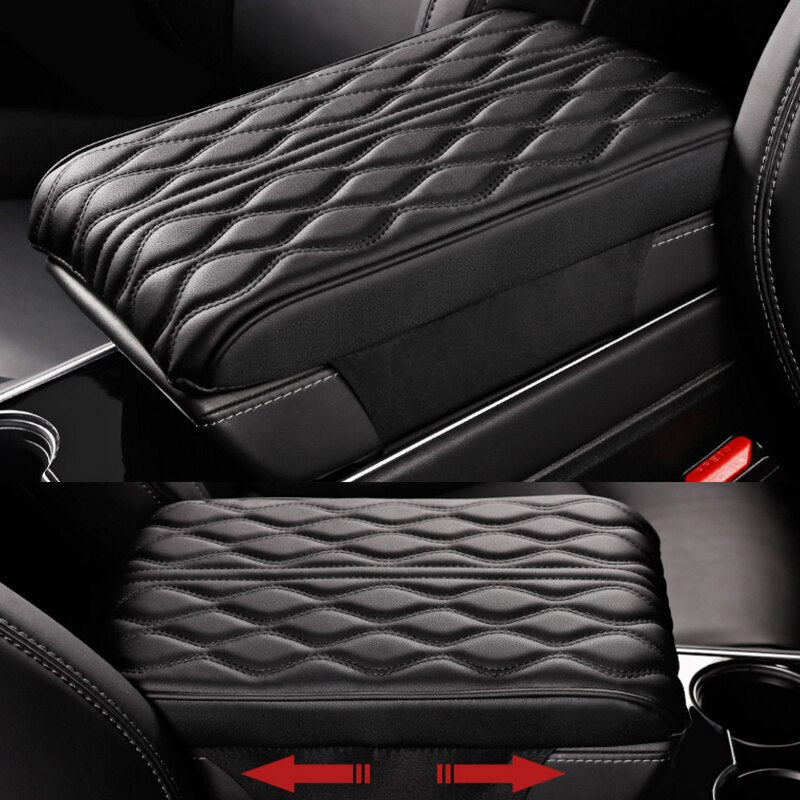 Armrest Box Riser Pad Leather Car Armrest Box Pad – Nimebrand