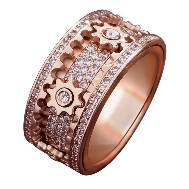 Lucky Turn Zircon Ring - beumoonshop