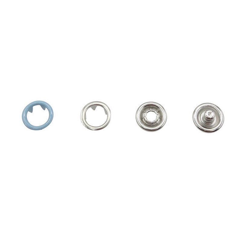 thumbnail interactive-video image 1 of 100PCS Sewing Snaps Clothing Fixing Tools With Metal Snaps Buttons Fasteners Pre 1 of 9
