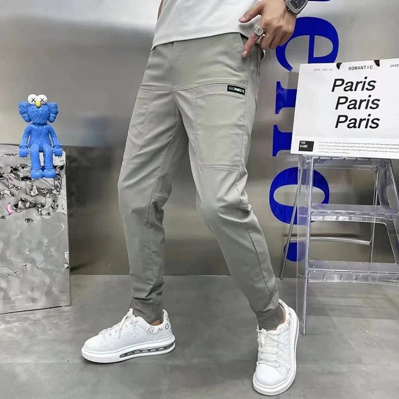 Multi-Pocket Casual Pants - beumoonshop