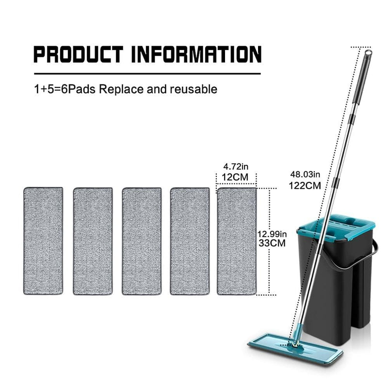 Rotating Flat Mop - beumoonshop