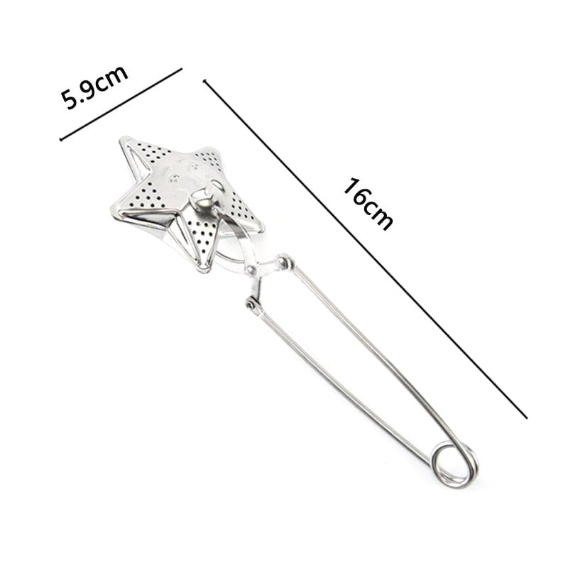 Stainless Steel Long-Handle Tea Filter - beumoonshop
