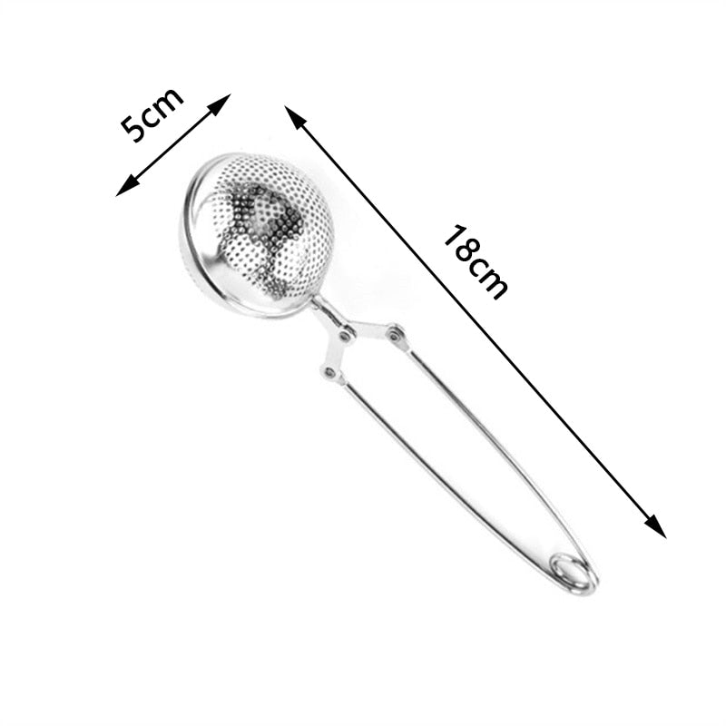 Stainless Steel Long-Handle Tea Filter - beumoonshop
