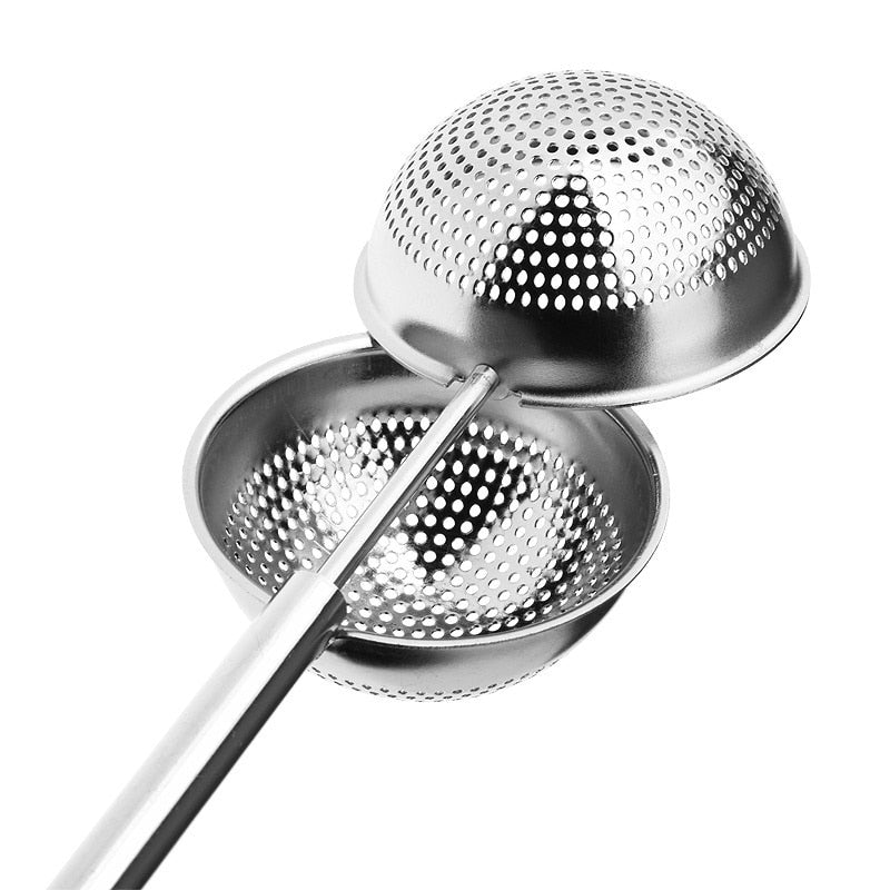 Stainless Steel Long-Handle Tea Filter - beumoonshop