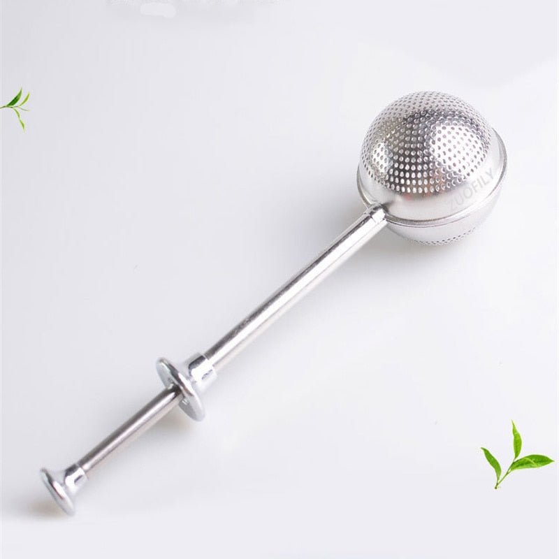 Stainless Steel Long-Handle Tea Filter - beumoonshop