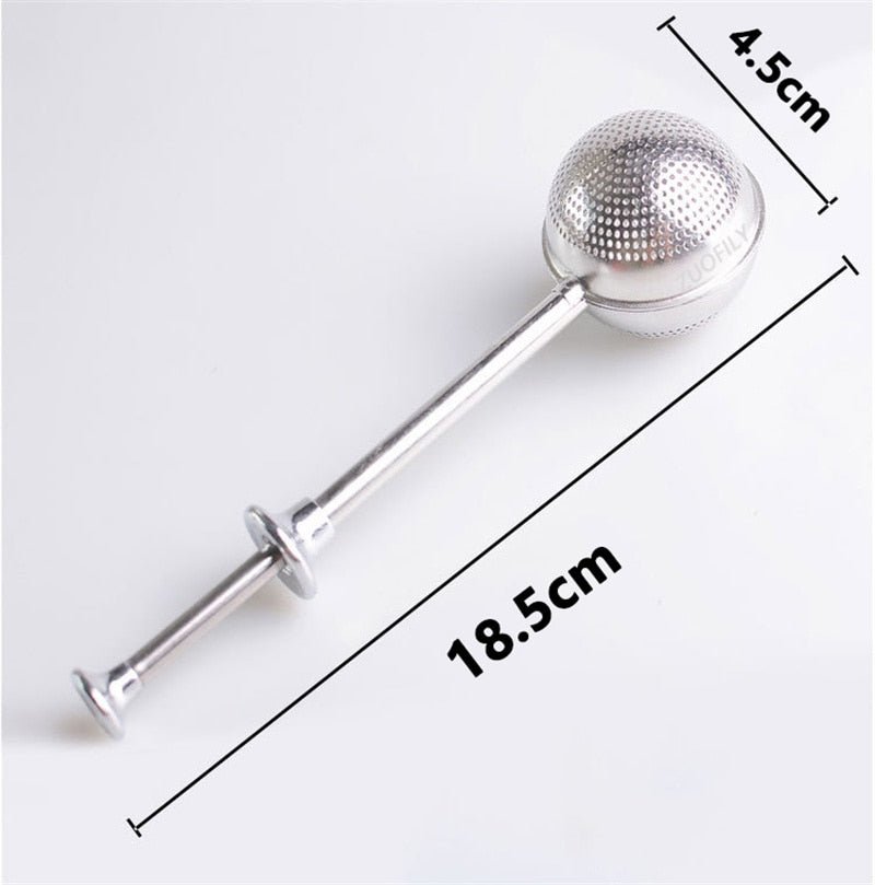 Stainless Steel Long-Handle Tea Filter - beumoonshop