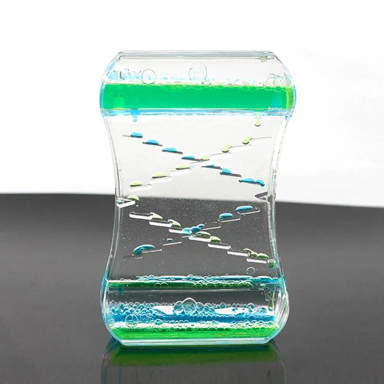 Floating Liquid Hourglass
